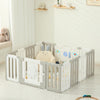 Federedo 14 Panels Baby Play Pen, Extra Large Baby Playpen, Foldable Astronauts Play Pens for Babies and Toddlers, Adjustable Po