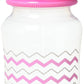 Cribmates 2 Piece Wide Bottle Whale Zigzag, Pink/Grey, Multicolored