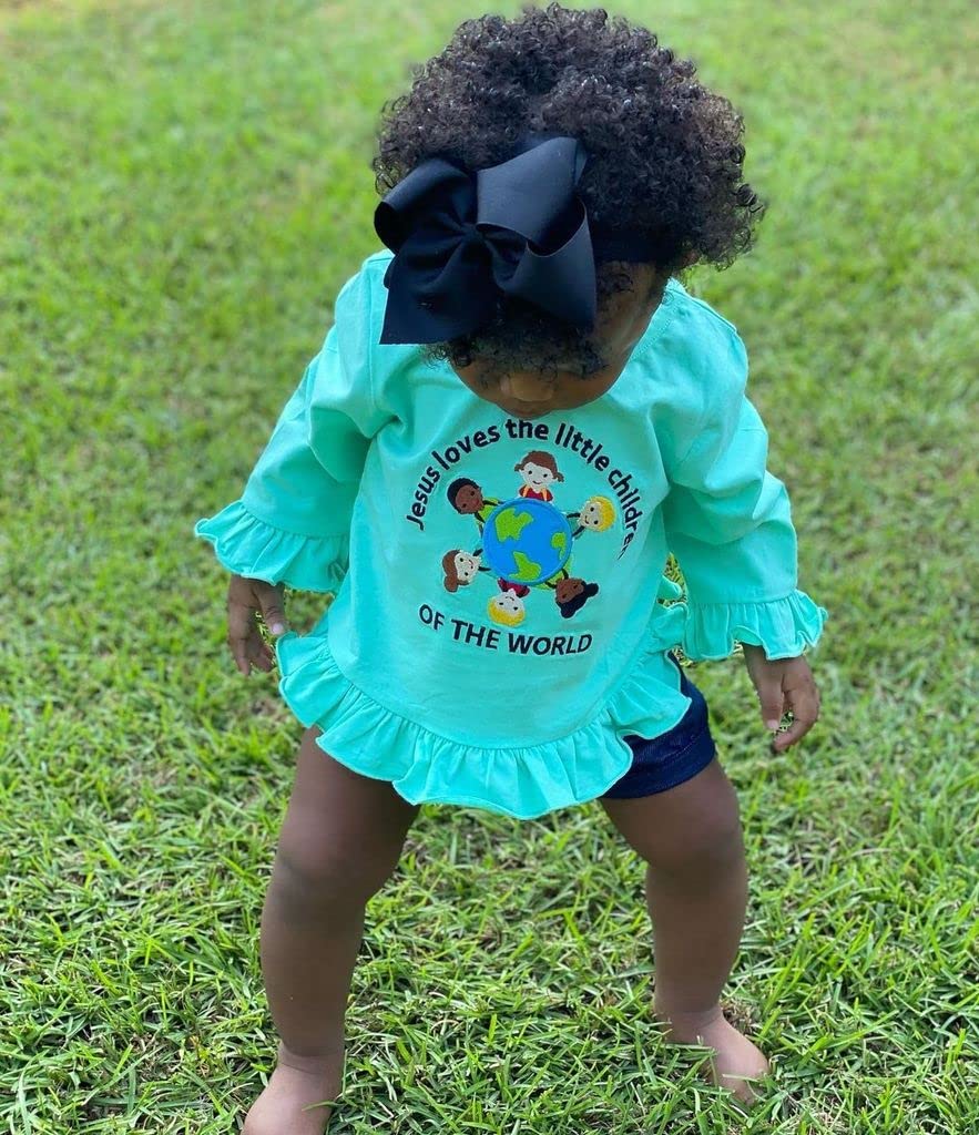 Wee Ones Girls' Classic Grosgrain Hair Bow With Plain Wrap Center On A Weestay Hair Clip, Handmade, King Sized Bow, Light Pink