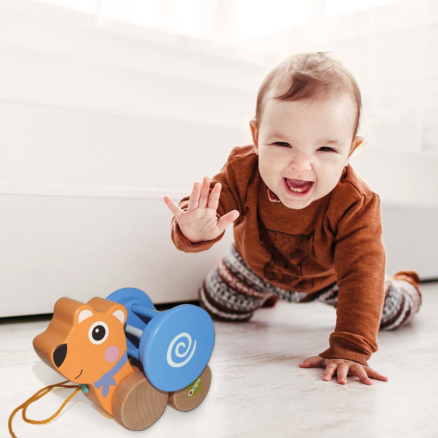 Pull Toy | OOPS | Pull & Fun Toddler Toy, Bear
