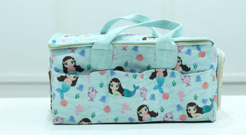 OON Junior All in One Personalised Zipper Diaper Caddy (Sky Blue)
