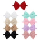 Yanjie Handmade Elastic Hairband, Nylon Hair Bows For Girls Infant Toddlers Kids, 9 Pcs One Size Fits All Hair Accessories For N