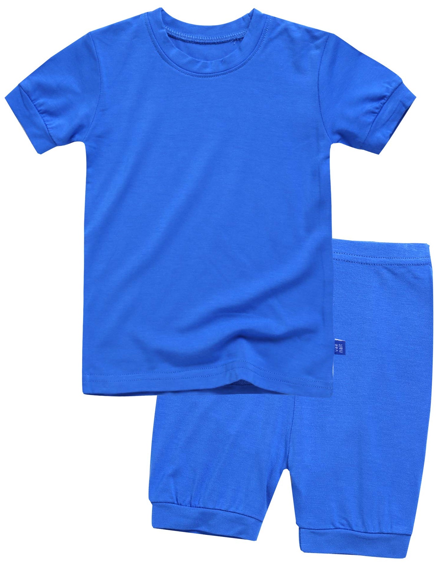 Vaenait Baby Infant Kids Toddler Short Sleeve Sleepwear Pajamas 2Pcs Set Colorful Blue Xxl