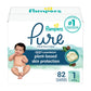 Pampers Baby Diapers - Pure Protection - Size 1, 82 Count, For Up To 100% Leakproof, Premium Plant-Based Skin Protection