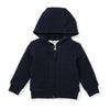 Burt'S Bees Baby Baby Sweatshirts, Lightweight Zip-Up Jackets Hooded Coats, Organic Cotton, Midnight Quited Bee
