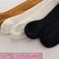 Cecorc Baby Tights - Thick Toddlers Girl Leggings- Cable Knit Cotton Stockings(3-4 Years, 3Pack (Black+White+Ginger))