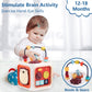 iPlay, iLearn Baby Learning Activity Cube, Montessori Sensory Toys for Toddlers 1-3, Infant Educational Busy Center, Travel Cars