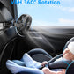 Sweetfull Portable Stroller Fan With Led Display 4000Mah Battery Powered Mini Clip Fan, 4-Speed Rechargeable Small Personal Fan