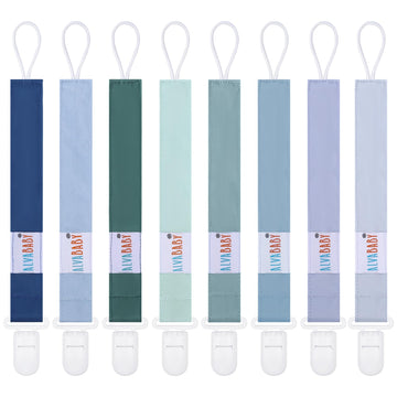 Alvababy Baby Pacifier Clips For Boys Girls Pacifier Universal Holder Leash Pacifier Clip Binky Holder For Teether Toys Soothie