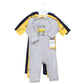 Hudson Baby Unisex Baby Cotton Coveralls, Construction, 6-9 Months
