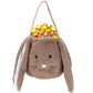 Plush Easter Bunny Basket For Kids Boys Girls Easter Buckets With Long Plush Ear Personalized Egg Hunting Bags,Bunny Kids Easter