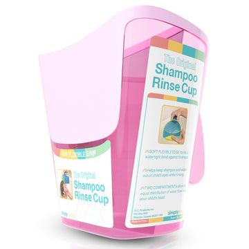 S.C. Products, Inc. Baby Bath Rinse Cup Tear Free Bathing Experience With Baby Bath Cup - Soft Flexible Edge With Comfortable Ha