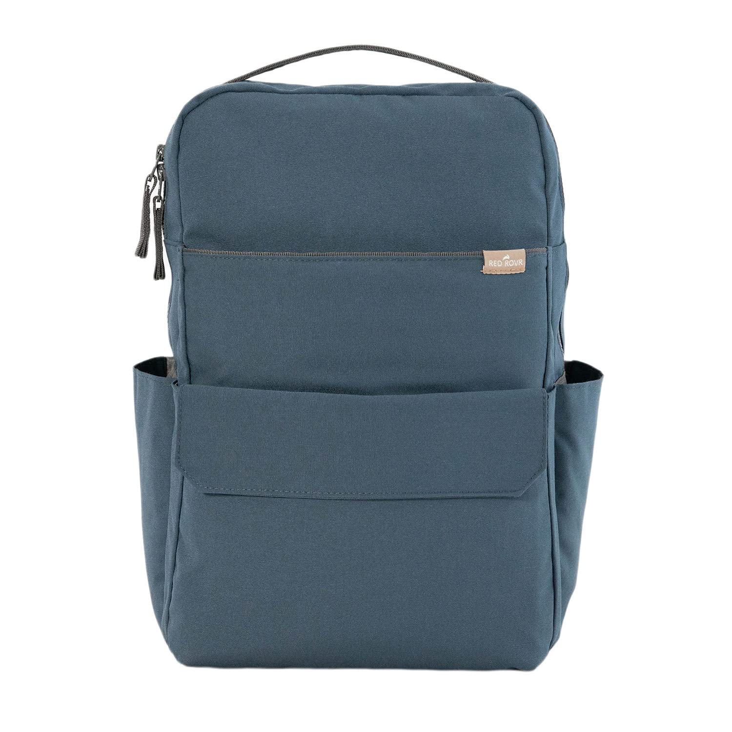 Red Rovr Roo Backpack | Lightweight Diaper Bag With Changing Pad | Large Capacity | Multifunctional Travel Pack | Exterior And I