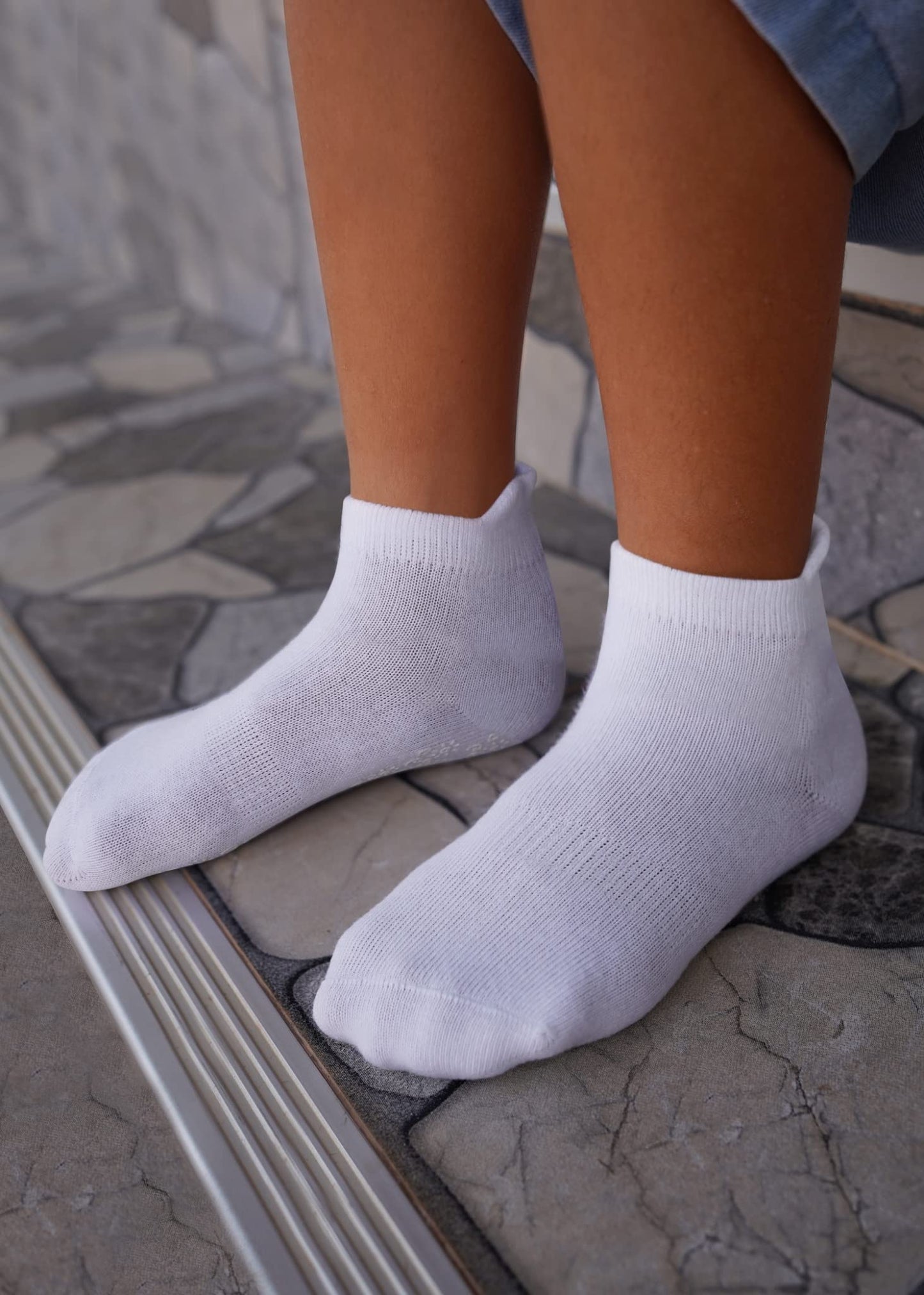 Rative Ankle Anti Slip Non Skid Cotton Socks With Grips Grippers For0-6 Month Babies Baby Infant Boy Boys Girl Girls (0-6 Months