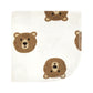 Hudson Baby Unisex Baby Flannel Cotton Washcloths, Brown Bear 12 Pack, One Size
