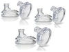 Nuby 6 Count Super Spout No Spill Replacement Spouts, Clear, Fast-flow, BPA Free