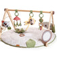Tiny Love Boho Chic Gymini With Mirror And Detachable Toys, Wall Mount, Developmental Gym And Playmat For Babies, Newborns, And