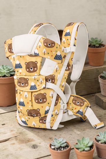 Duggu Kids Sunflower Nordic Forest Baby Newborn Carry Wrap Backpack Sling Soft Cushion Comfortable Chest Holder Belt Safe Secure