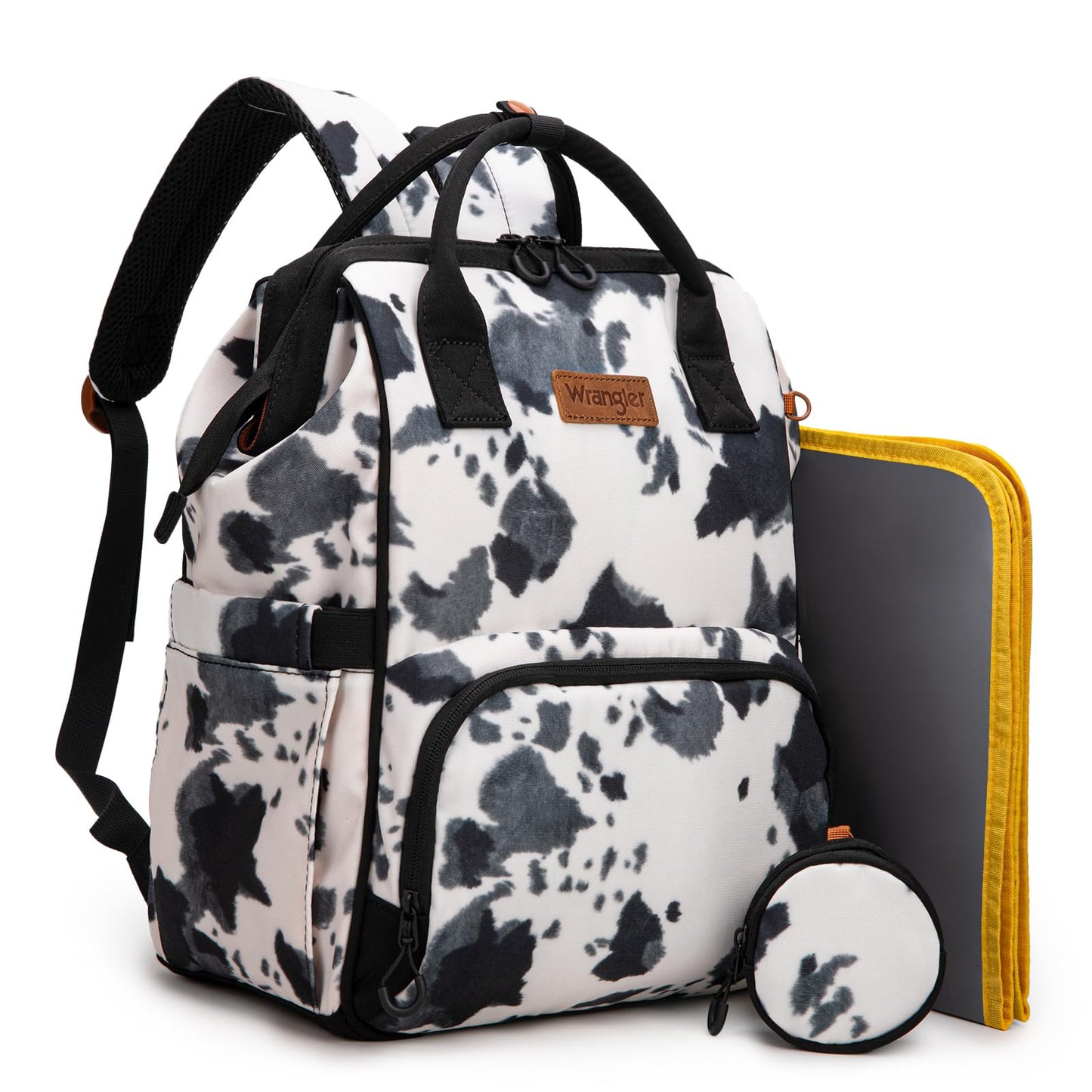 Montana West Wrangler Diaper Bag Backpacks Western Backpack Purses Multi-function Baby Bags for Mom with Waterproof Changing Pad