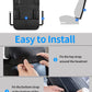 Ecurfu Backseat Car Organizer With 10 Compartments, 10 Inch Tablet Holder, Waterproof Storage Bag For Kids Cars - 600D Oxford Fa