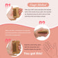 Mowawa Sandalwood Birthing Comb For Labor Pain Relief & Delivery - Labour Gifts With Birth Affirmation For Women- Wood Comb For