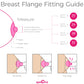 Spectra - Wide Breast Shield Set For Breast Milk Pumps - Large 28Mm