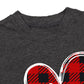 Toddler Valentine'S Day Shirts Boys Girls Love Heart Graphic T-Shirt Valentine Short Sleeve Tee Tops Dark Grey
