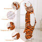 Tonwhar Infant And Toddler Halloween Cosplay Costume Kids' Animal Outfit Snowsuit (1-3 Months,Orange Tiger)