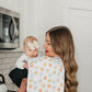 Copper Pearl Baby Burp Cloth Large 21''X10'' Size Premium Absorbent Triple Layer 3-Pack Gift Set Liberty