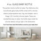 Lifefactory Glass Baby Bottles With Silicone Protection - 2-Pack, 4 Ounce Bottles, Cantaloupe & Banana