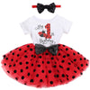 Kids Girl Princess It'S My 1St/2Nd Birthday Party Cake Smash Boutique Outfit Sequin Bow Tie Tulle Tutu Dress Clothes Gold Headba