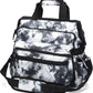 Nurse Mates Ultimate Nursing Bag | Multiple Compartments | Interior Laptop Compartment | Durable Zippers | Black & White Tie Dye