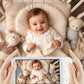 Buradin Baby Monitor, 5'' Screen With 32 Hours 5000Mah Battery, Pan-Tilt-Zoom Video 1080P Baby Monitor With Camera And Audio, Ni