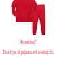 Family Feeling Little Girls Boys Christmas Long Sleeve Pajamas Sets Cotton Holiday Pyjamas Toddler Kids Solid Pjs Red Size 4T