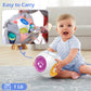 Talkfun Bilingual Cube Learning Toy for 1+ Year Old Boy Girl Gift, Musical Developmental Baby Toy 12-18 Month, Educational Toy f