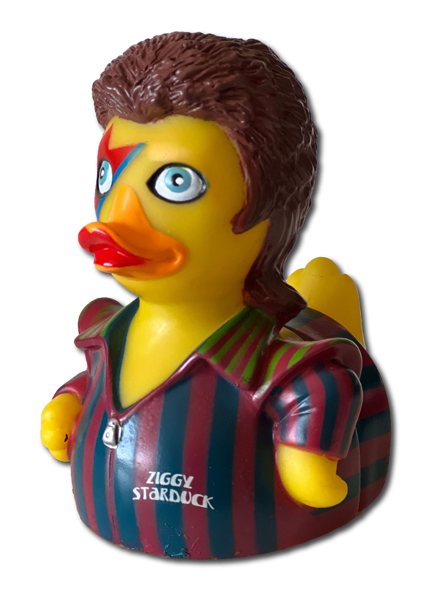 CelebriDucks - Ziggy Starduck - Floating Rubber Ducks - Collectible Bath Toy Gift for Kids & Adults of All Ages