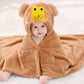First Kick Baby Hooded Blanket for Newborn (012 Months)  Ultra Soft 240 GSM Wrap, Hood Baby Bath Towel & Swaddle, Lightweight 