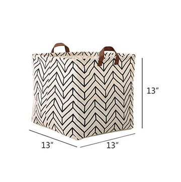 A Person Who Loves Life Square Canvas Toy Storage Box Storage Basket, Foldable Storage Basket Storage Box For Organizing Childre