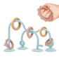 Ascnduup Baby Suction High Chair Toys - Enhanced 24hr Hold Suction Cup Sensory Bath Toys for Babies 6-12 Months, Toddlers, Infan