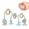 Ascnduup Baby Suction High Chair Toys - Enhanced 24hr Hold Suction Cup Sensory Bath Toys for Babies 6-12 Months, Toddlers, Infan