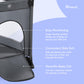 hauck Baby & Toddler Foldable Travel Cot and Portable Playpen, Dream N Play Plus, Grey