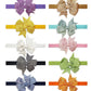 Styledose 10Pc Grosgrain Ribbon Lace Head Band For Girls, Hairbands, Ribbon Boutique, Elastic Bow Bowknot For Kids Girls Infant 