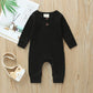 Iddolaka 2 Pack Newborn Baby Boy Girl Long Sleeve Romper Jumpsuit Bodysuit One Piece Coverall Fall Winter Clothes(G-Long Sleeve