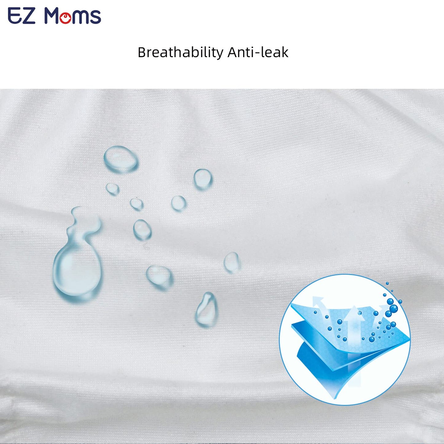 Ez Moms 4 Packs Soft Diaper Covers For Toddler Girls Reusable Portable Rubber Pants For Toddlers Plastic Underwear Covers For Po