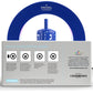 The Dreidel Company Hanukkah Floating Dreidels, Chanukkah Decorations (Levitating Dreidel In O'Ring)