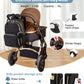 Moonbaby Diaper Bag Backpack, Baby Diaper Bags With Portable Changing Pad And Pacifier Case, Multifunctional Travel Diaper Backp
