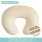 Ievolve Minky Nursing Pillow Cover Breast Feeding Pillow Cover Slipcover U Shape For Baby Boy Girl,Cover Only(Pillow & Pad Cover