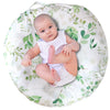 Tanofar Green Leaf Lounger Cover For Newborn, Lounger Cover Boy Girl, Breathable & Reusable Lounger Removable Slipcover For Newb