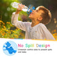 Yilador Silicone Water Bottle Cap For Toddlers, 28Mm No Spill Top Spout, Kids Travel Essentials - Help Toddler Baby Transition B