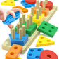 Zartores Montessori Toys for 1 2 3 Year Old Boys Girls Toddlers, Wooden Sensory Toys for Ages 2-4 0-2, 1 2 Year Old Boy Girl Bir